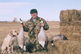 Successful goose hunter